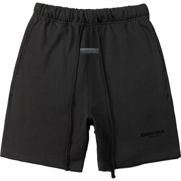 Fear of God Essentials Black Athletic Shorts - Picture 1 of 1
